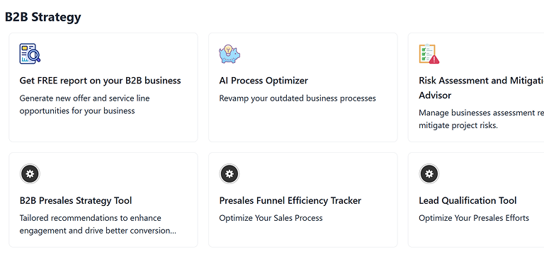 Tools for executives